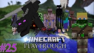 Minecraft - Playtrough - #25 'THE ENDERDRAGON!'