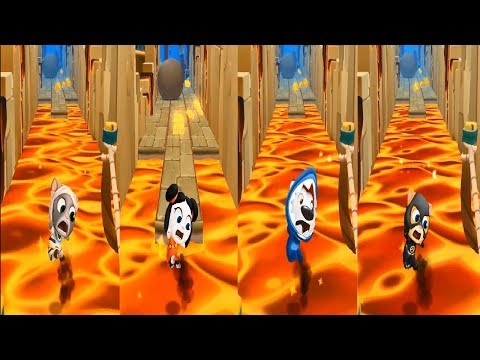 Talking Tom Gold Run - Lucky Angela VS MUMMY TOM SHARK HANK SUPER GINGER Boss Fight New Year 2020