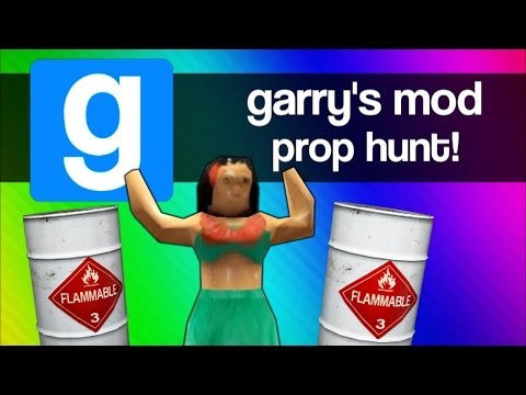 Gmod Prop Hunt Funny Moments 4 - BEST Strategy EVER... Well Almost (Garry's Mod Fun)
