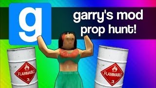 Gmod Prop Hunt - BEST Strategy Ever... Well Almost (Garry's Mod Funny Moments)