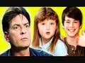 Kids React To Charlie Sheen - Youtube