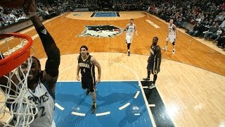 Ricky Rubio Fakes and Feeds Ronny Turiaf for the Flush!