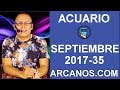 Video Horscopo Semanal ACUARIO  del 27 Agosto al 2 Septiembre 2017 (Semana 2017-35) (Lectura del Tarot)