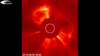 Breaking news! A giant explosion in the sun - a defensive reaction from the attack? August 19, 2013