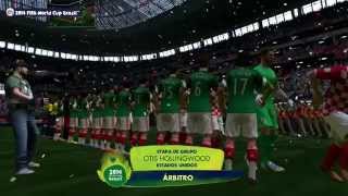 Simulación #FIFAWC2014 México vs Croacia