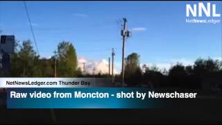 Shooting = Raw Footage Newschaser Moncton NB June 4 2014