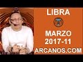 Video Horscopo Semanal LIBRA  del 12 al 18 Marzo 2017 (Semana 2017-11) (Lectura del Tarot)