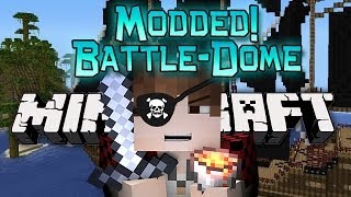 Minecraft: Modded BATTLE-DOME Part 1 w/Mitch - Pirate Ship Archimedes Mod! (Boats Mod)