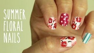 Arty Floral Nails