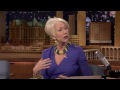 Helen Mirren Chats with Jimmy While Sucking Helium
