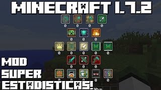 Minecraft 1.7.2 MOD SUPER ESTADISTICAS!