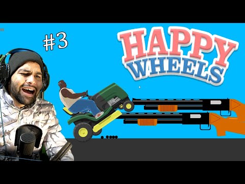 Cant Escape This Shot Gun( Happy Wheels #3 ) | Funniest Game Ever