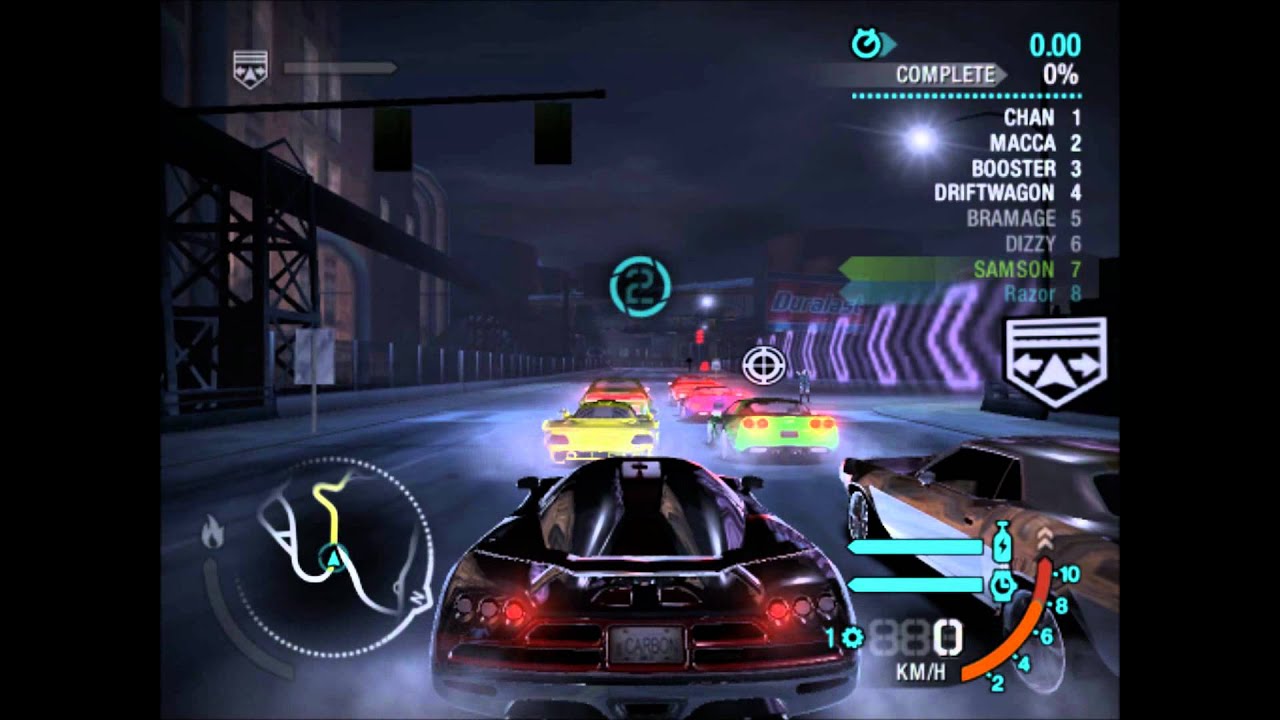 nfs carbon all cars unlock trainer 1.4