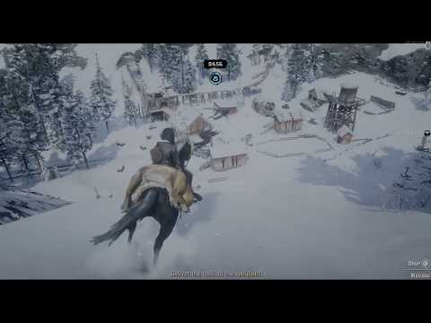 Red Dead Redemption 2 Online - Snow Vaulting (Funny Moment)