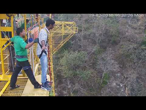 The Funny Bungee Jump in Rishikesh