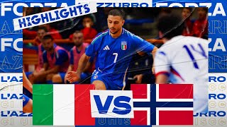 Highlights: Italia-Norvegia 8-0 | Futsal | Amichevole