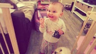 BABY DISCOVERS MUSIC!