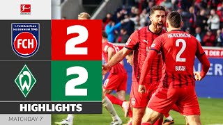 Heidenheim Secures Crucial Point! | HEIDENHEIM — WERDER BREMEN | Highlights | MD 7 – Bundesliga