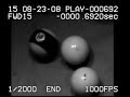 How to determine which ball was hit first in pool by watching the object ball (NV B.54)
