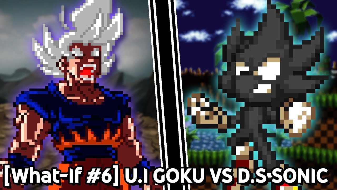 DARK SONIC vs GOKU BLACK! 