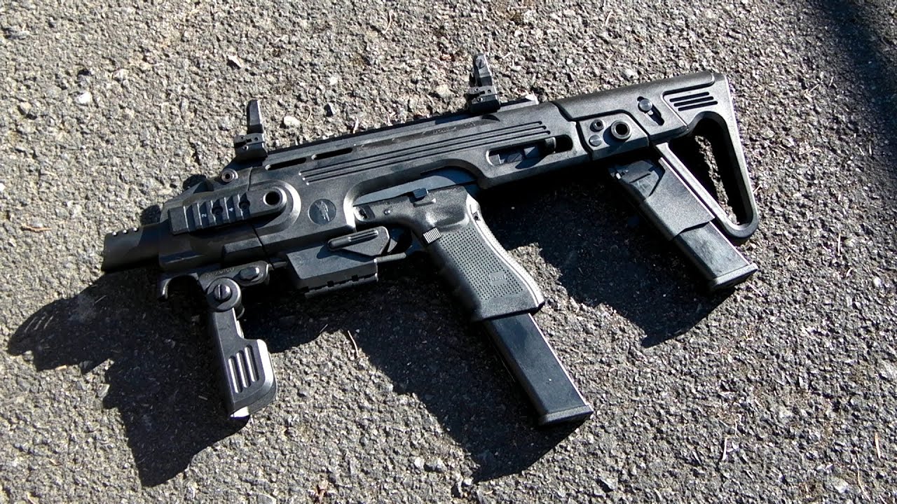 Full Auto CAA Roni Glock Carbine Kit YouTube