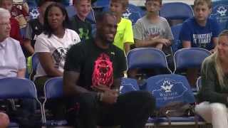 LeBron James visits Lexington (WKYT)