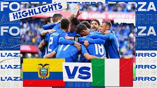 Highlights: Italia-Ecuador 2-0 | Amichevole