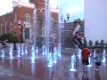 Having Fun at the New Winchester Pedestrian Mall Splash Pad - by Augusta Aquatics