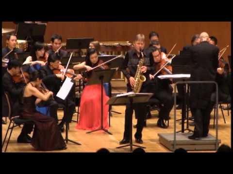 Piazzolla Six Tango Etudes (5 & 6) Claude Delangle & City Chamber Orchestra of Hong Kong