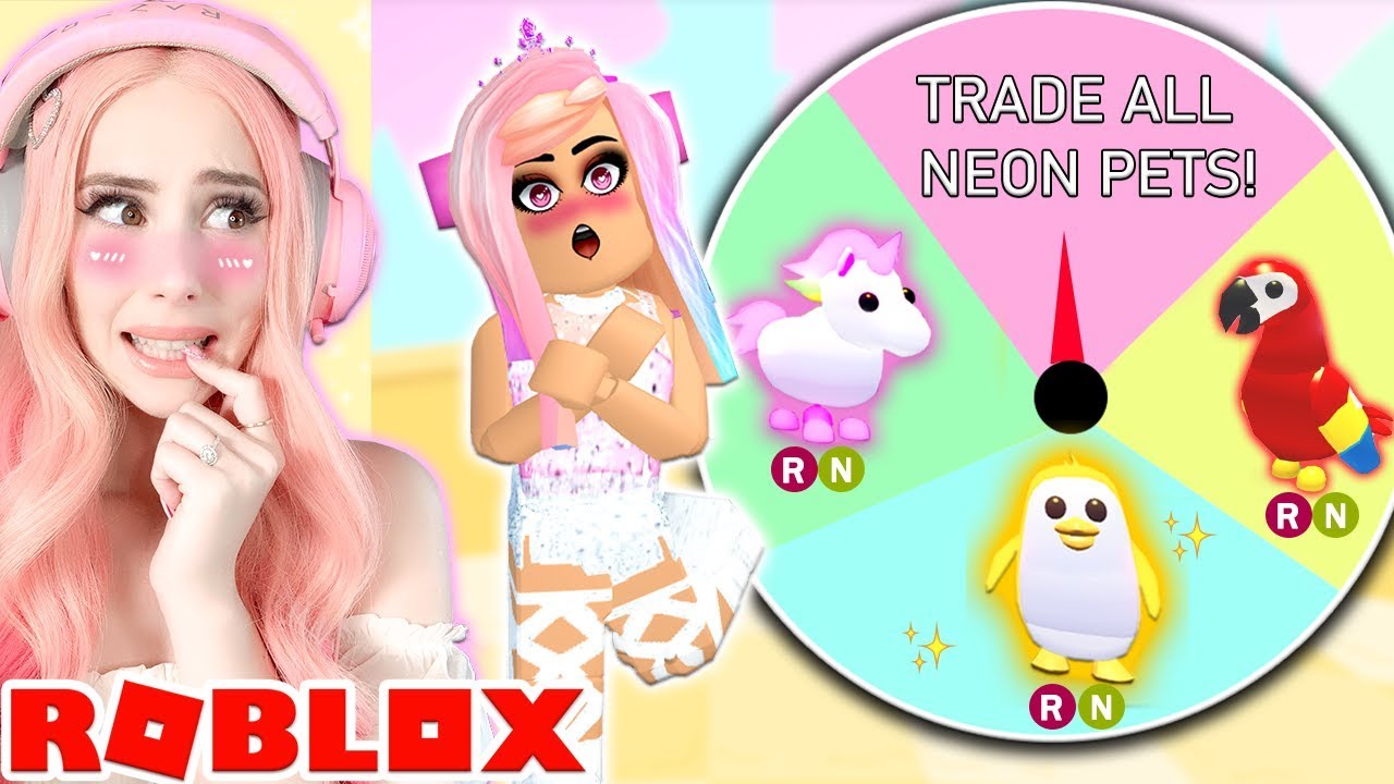 Mystery Wheel Controls Which Pets I Trade In Adopt Me Roblox