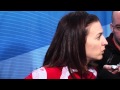 2012 Ford World Women's Curling Championship Draw 17 Media Scrum
