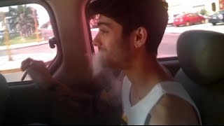 Zayn de One Direction fumando Marihuana