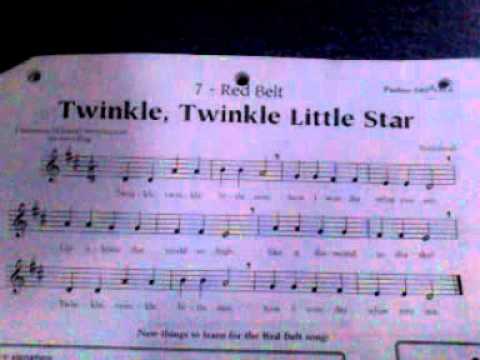 Twinkle Twinkle Little Star song on the recorder - YouTube