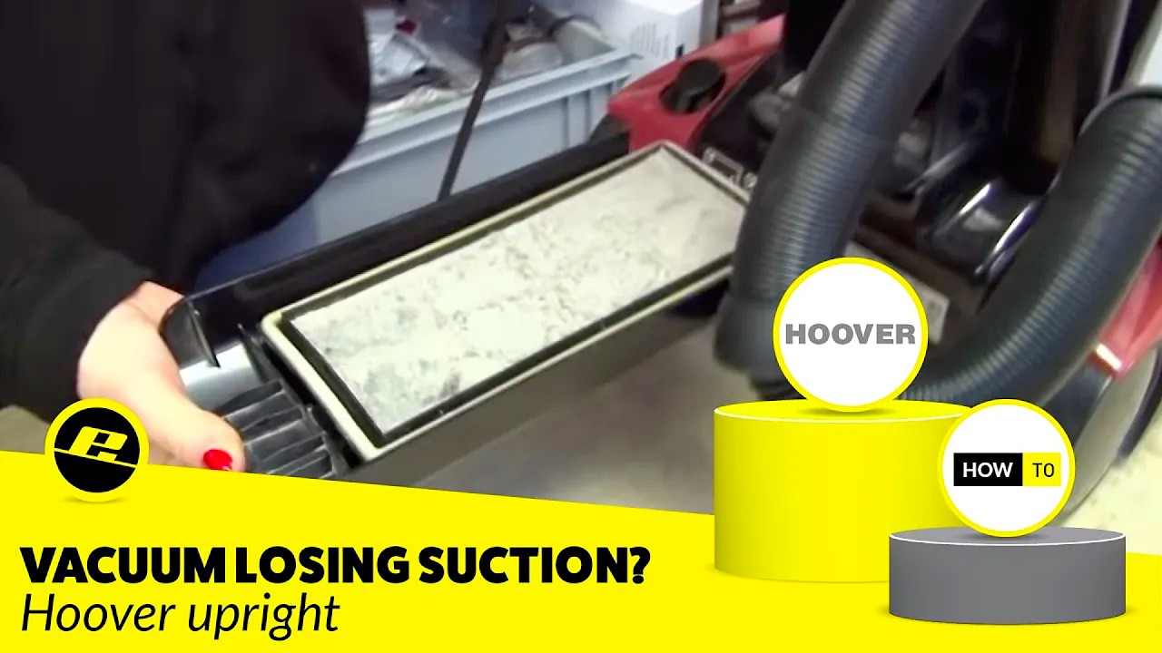 How to fix loss of suction in a Hoover upright vacuum cleaner YouTube