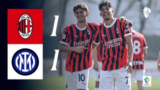 Perrucci strikes to level the derby | AC Milan 1-1 Inter | Primavera 1 Highlights