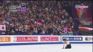 羽生結弦2014世界選手権ＦＳ（Ｂ．ユーロスポーツ解説翻訳）