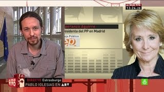 Pablo Iglesias responde las preguntas de Aguirre sobre Cuba, ETA y Venezuela