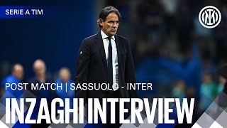 SIMONE INZAGHI INTERVIEW | SASSUOLO 1-0 INTER 🎙️⚫🔵??