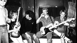 Historic photo from Friday, March 23, 1979 - The Police performing at The Edge - audio of them playing Next to You - with photo of them backstage with Gary Slaight (standing) and Brian Master in Ryerson