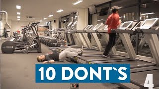 10 Dont's tijdens de Fitness!