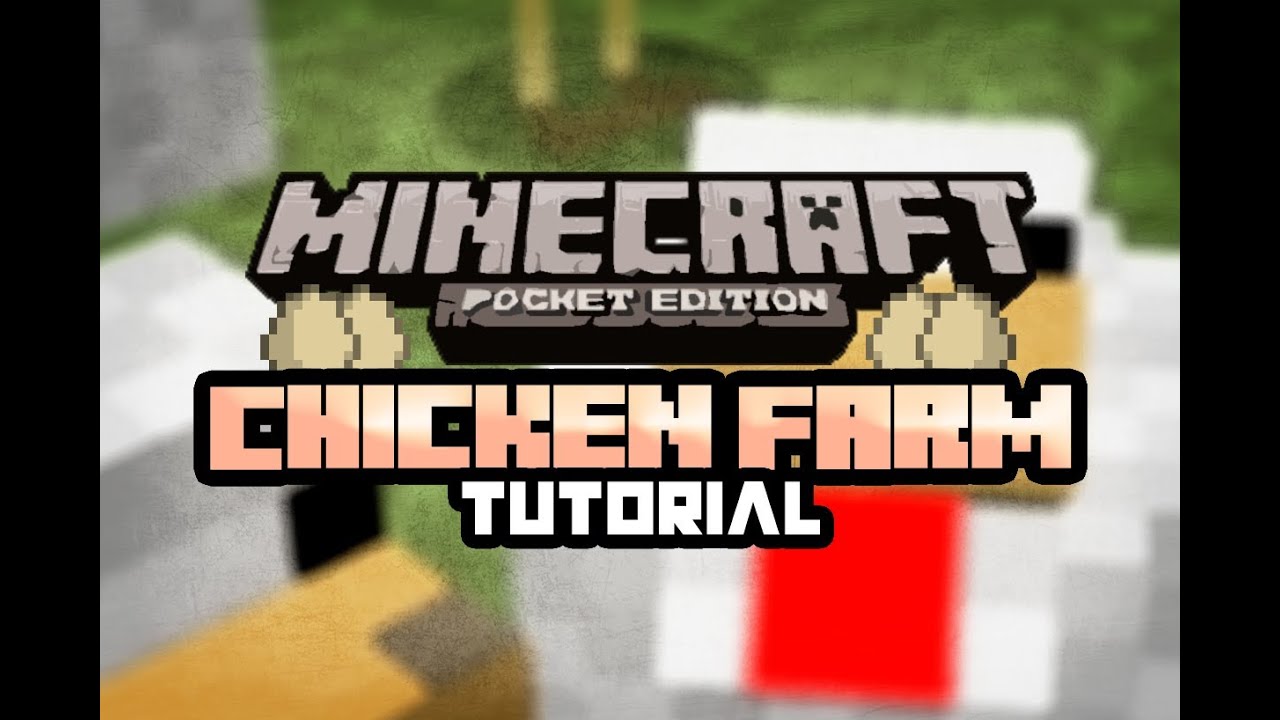 How to build a Chicken Farm | Minecraft Pocket Edition | Pocket Labs ...