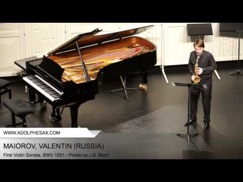 Dinant 2014 - Maiorov, Valentin - First Violin Sonata, BWV 1001 - Presto by J.S. Bach