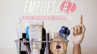 Empties #2 / Les produits terminés