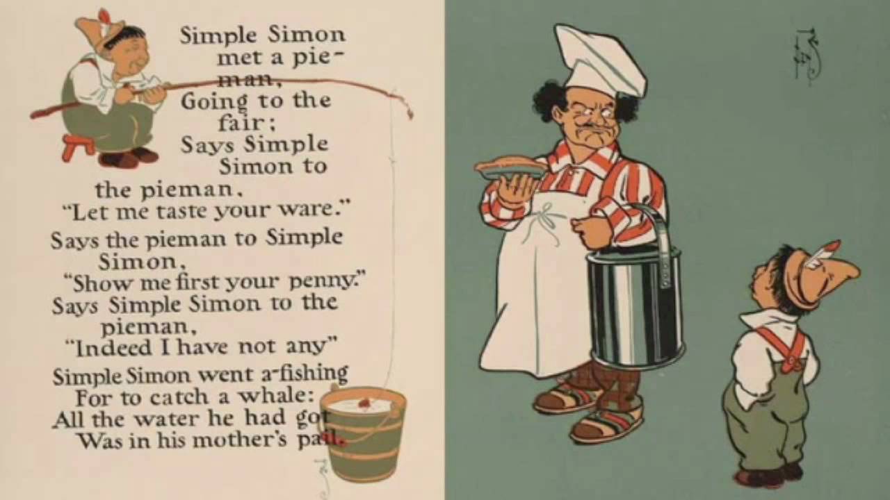 simple simon nursery rhyme