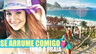 Se arrume comigo - Indo para a praia! Make?+Look.