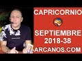 Video Horscopo Semanal CAPRICORNIO  del 16 al 22 Septiembre 2018 (Semana 2018-38) (Lectura del Tarot)