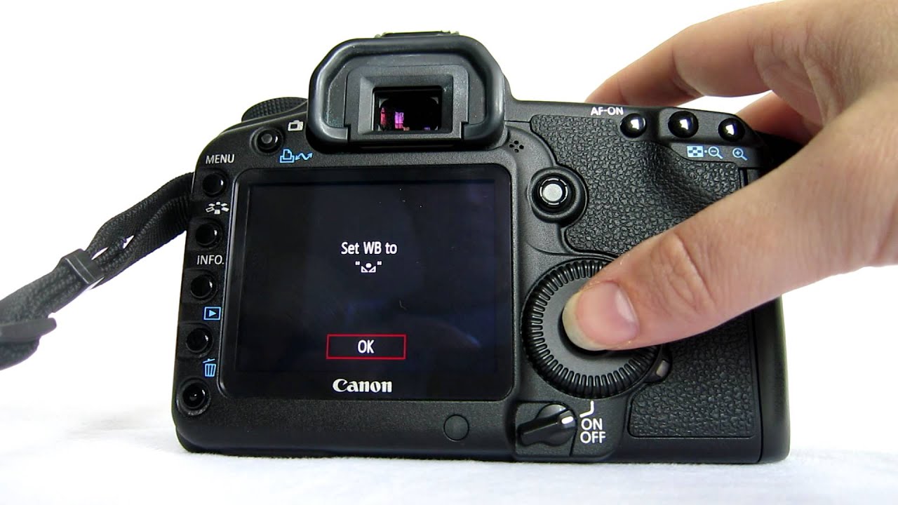 How To Custom White Balance Canon 5D Mark Ii