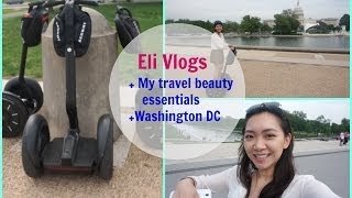 Eli | USA Vlog Day 5 | My beauty travel essentials + Washington DC |