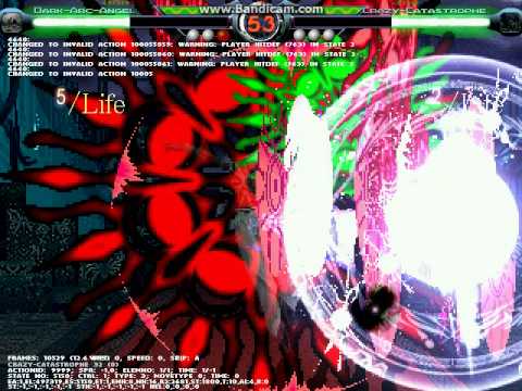 MUGEN- Dark-Arc-Angel Vs Crazy-Catastrophe - YouTube