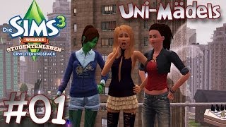 Die Sims 3 - Uni Mädels #01 Das wilde Leben kann beginnen! - Die Sims 3 Let's Play